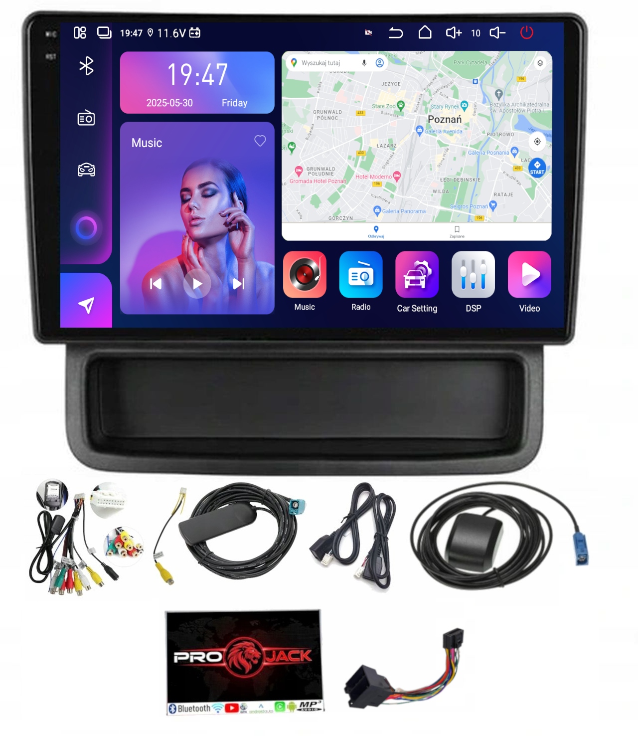 Rádio Android Navigácia Opel Vivaro 2010-2014 Wifi Carplay 8/256GB Sim