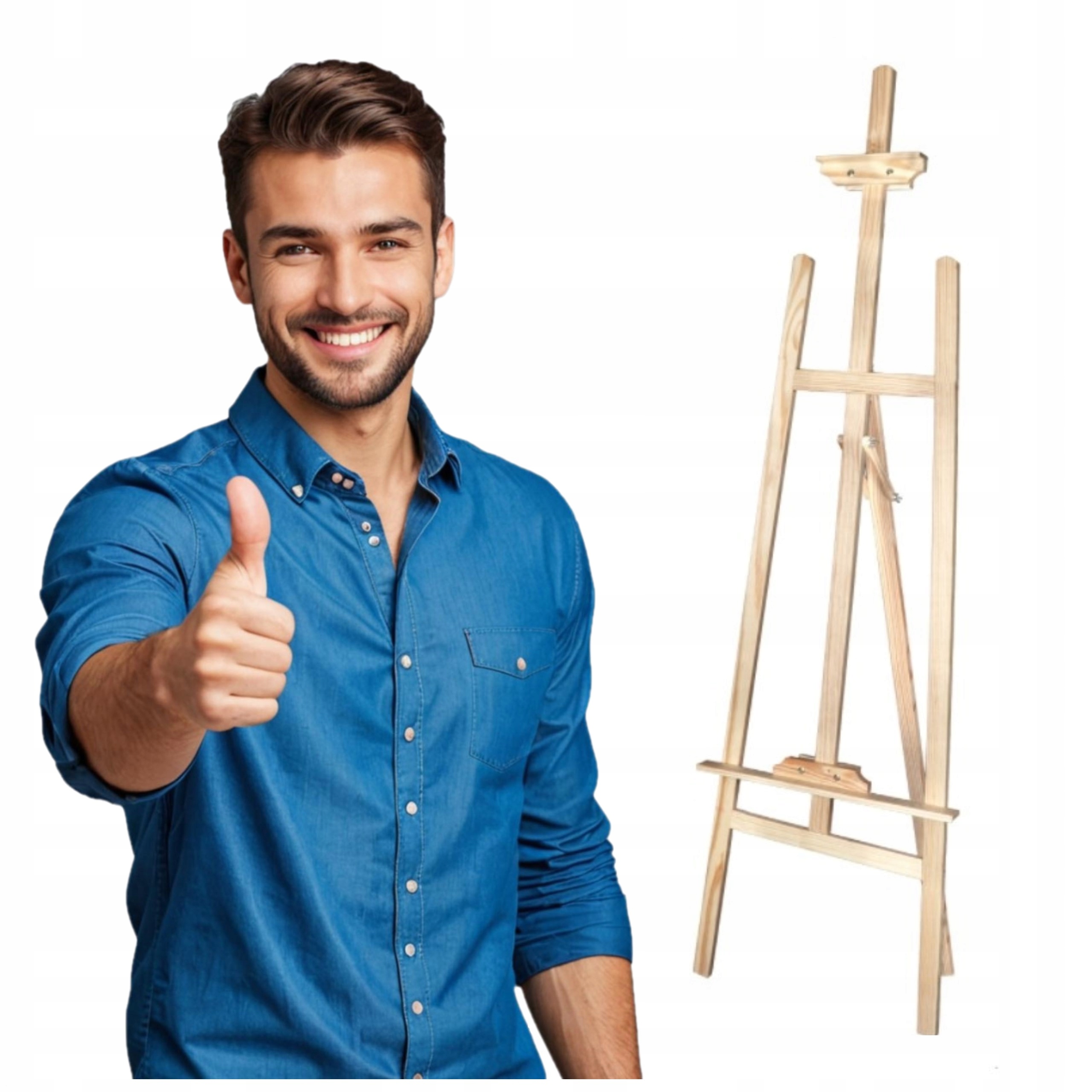 Dřevěný Umělecký Stojan Malířská Sada 175CM dárek Pod Plátno