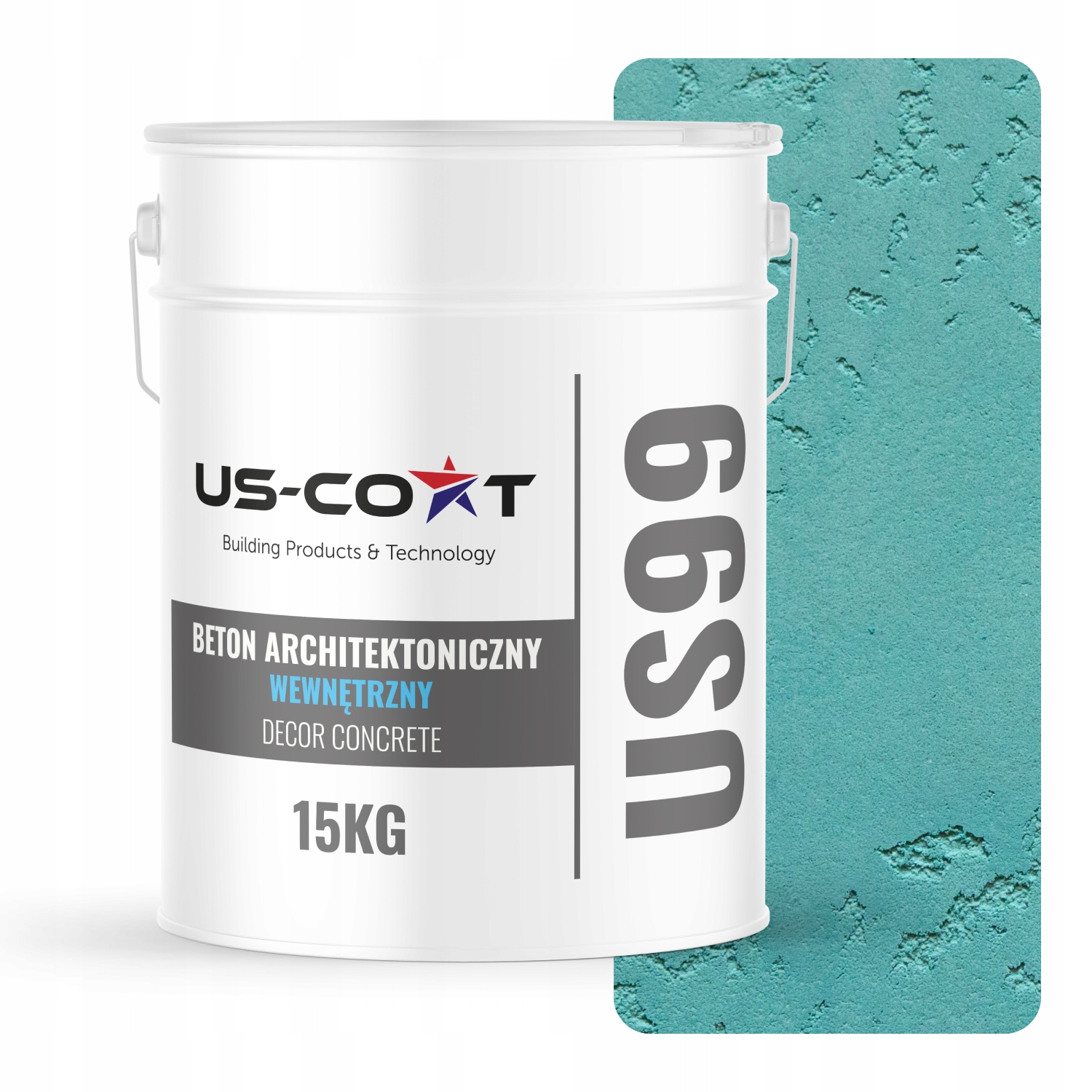 Architektonický Betón Vnútorný Tyrkysový H1441 10 m2 15 kg Omietka Na Stenu