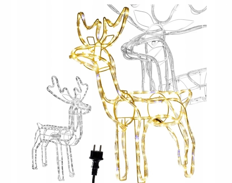 Led Svítící Venkovní Sob S Pohyblivou Hlavou