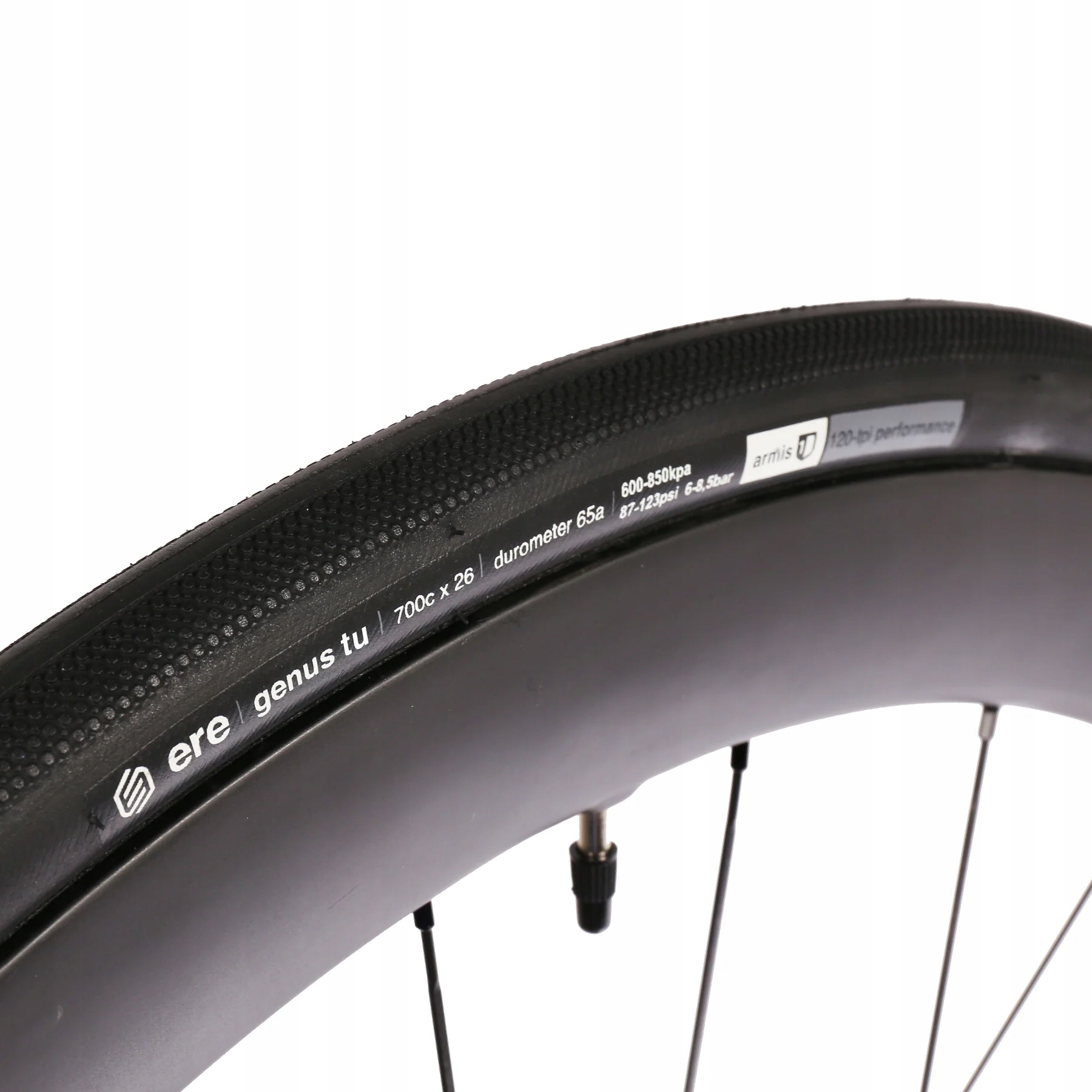 Opona Szosowa Gravel Bezdętkowa Tubeless Ere Genus Tu 700X26C Tylko 296G!