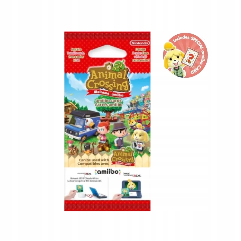 

3DS Karty Animal Crossing Seria 5 Happy Home Des.