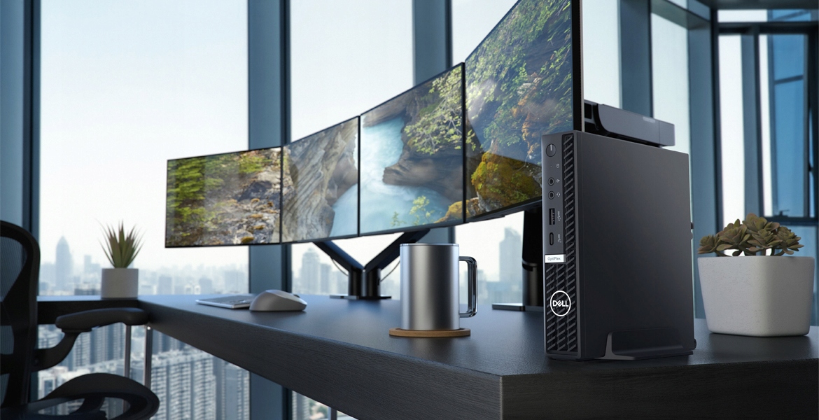 Komputer Mini DELL 3070 Micro MFF i5-9500T 6 rdzeni 32 GB 1TB SSD Win11Pro System operacyjny Windows 11 Pro