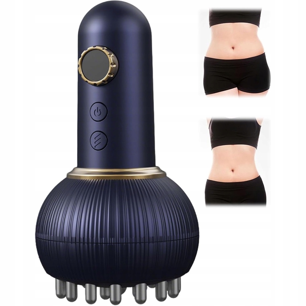 Bezprzewodowy Masażer Próżniowy Bańka Chińska Na Cellulit 9 Trybów Heat