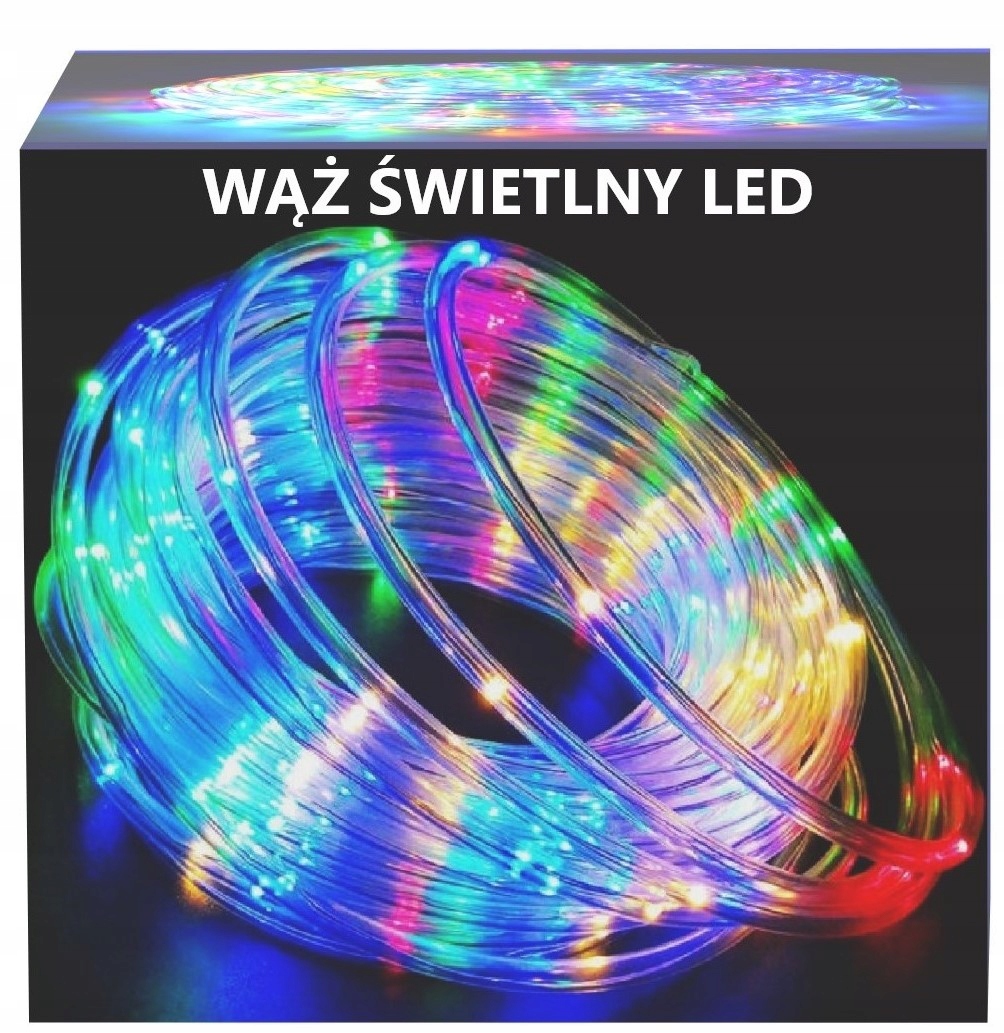 

Wąż Świetlny Zewnętrzny Led Lampki 10 m