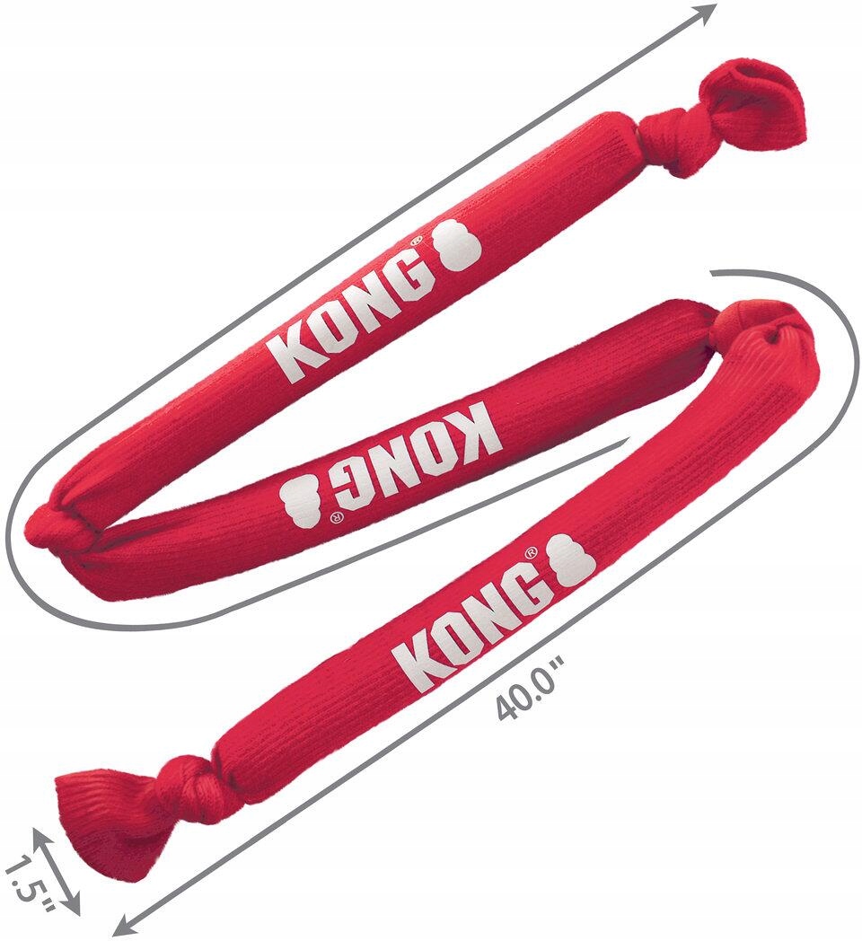 Levně Kong hračka pro psy lano SKK11E Signature Crunch Rope Tr velikost L