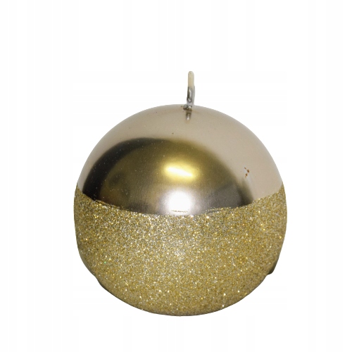 

Świeca Ozdobna Prince Złota Kula FI10CM