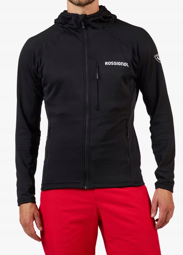 Rossignol Mikina Blackside MIX Fzh Fleece černá