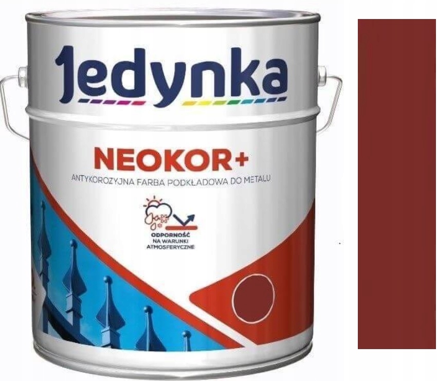 Podložka na kov antikorózna Jedynka Neokor+ červená oxidová 10L