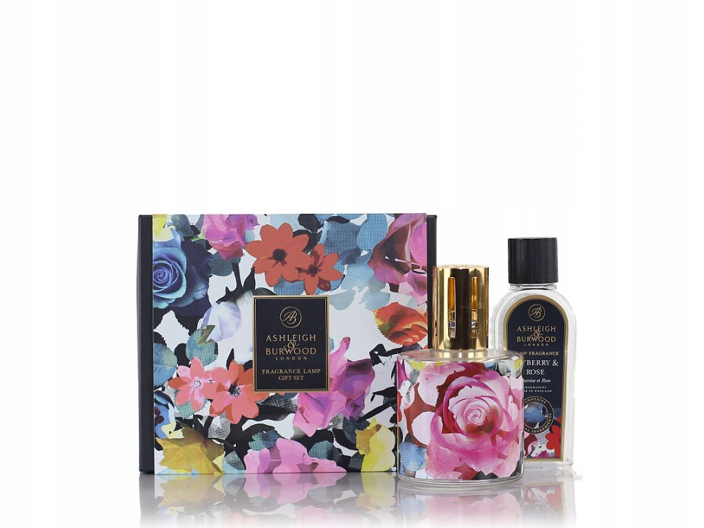 Sada In Bloom malá lampa a náplň Tayberry Rose 250 ml Ashleigh & Burwo
