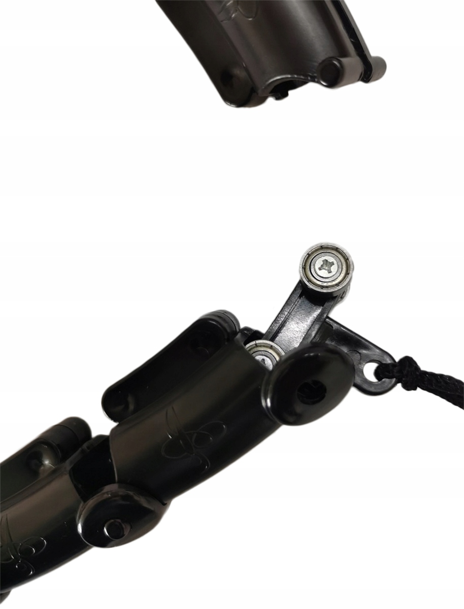 HULA HOP Z MASAŻEREM I OBCIĄŻENIEM CZARNE TRENING Liczba części 24