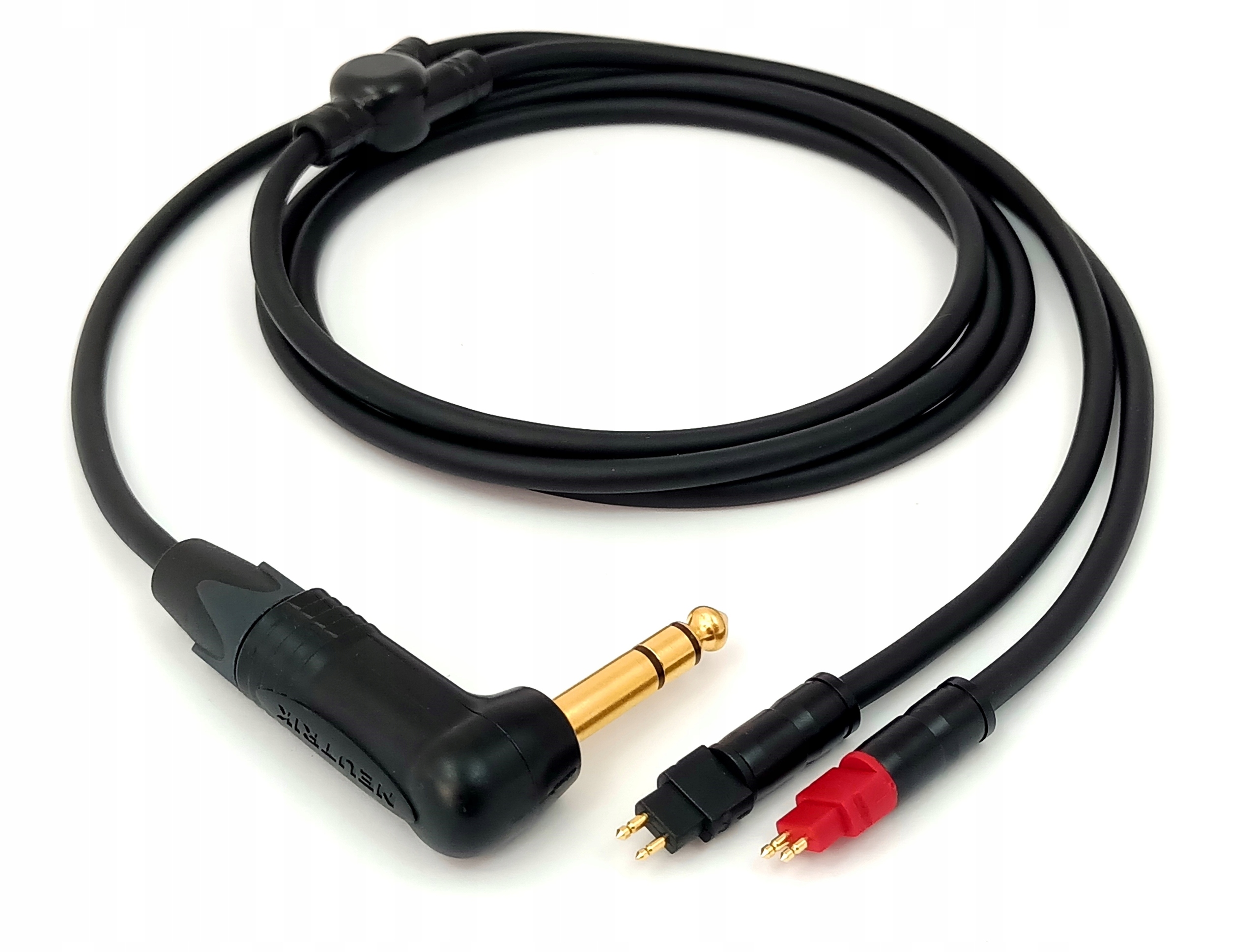Ručne vyrobený kábel pre slúchadlá Sennheiser HD650 Mogami 2893, 6,3 mm