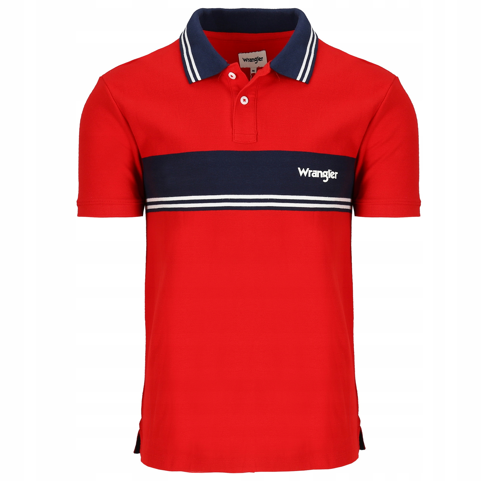 

Wrangler Colourblock Polo Koszulka Regular - M