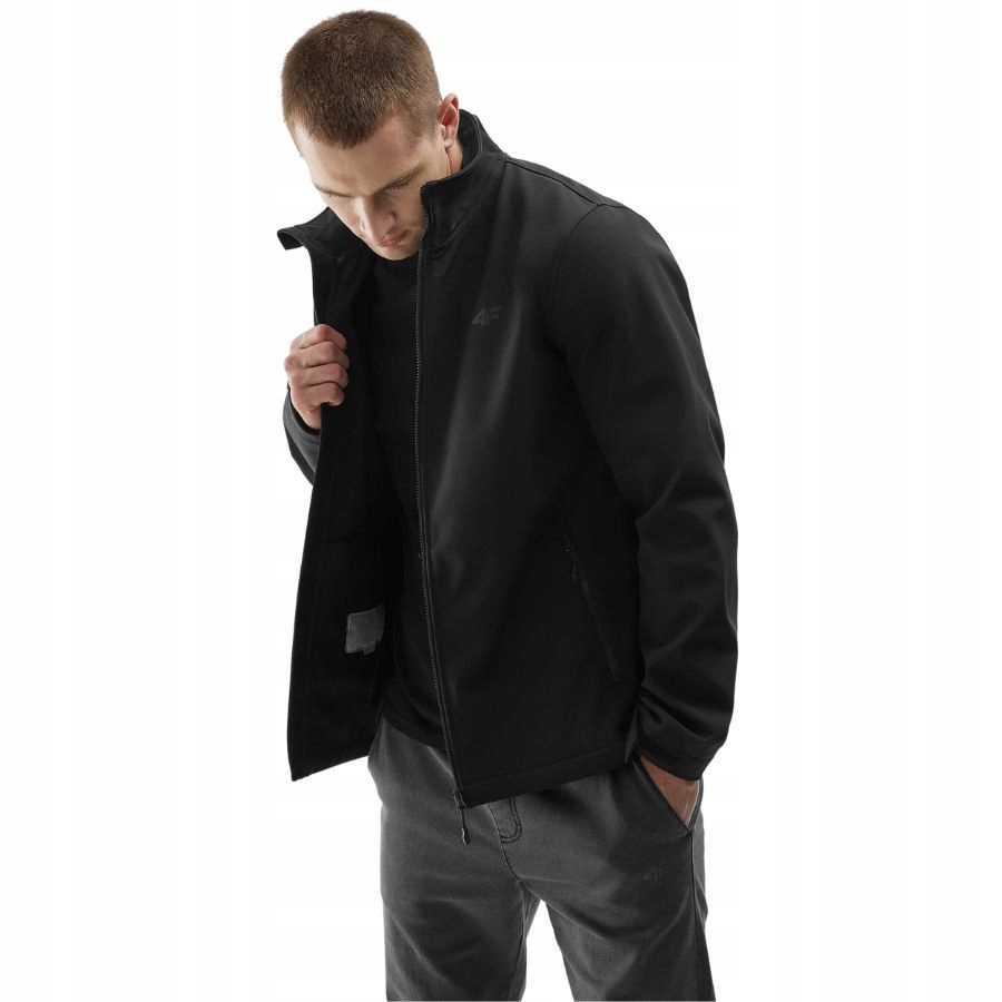 KURTKA MĘSKA 4F WIOSENNA PRZEJŚCIOWA SPORTOWA NA CO DZIEŃ SOFTSHELL Marka 4F