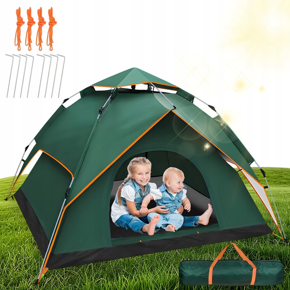 Stan Dvouvrstvý 3-4 Osoby 235x185x135 Větruodolný Turistický