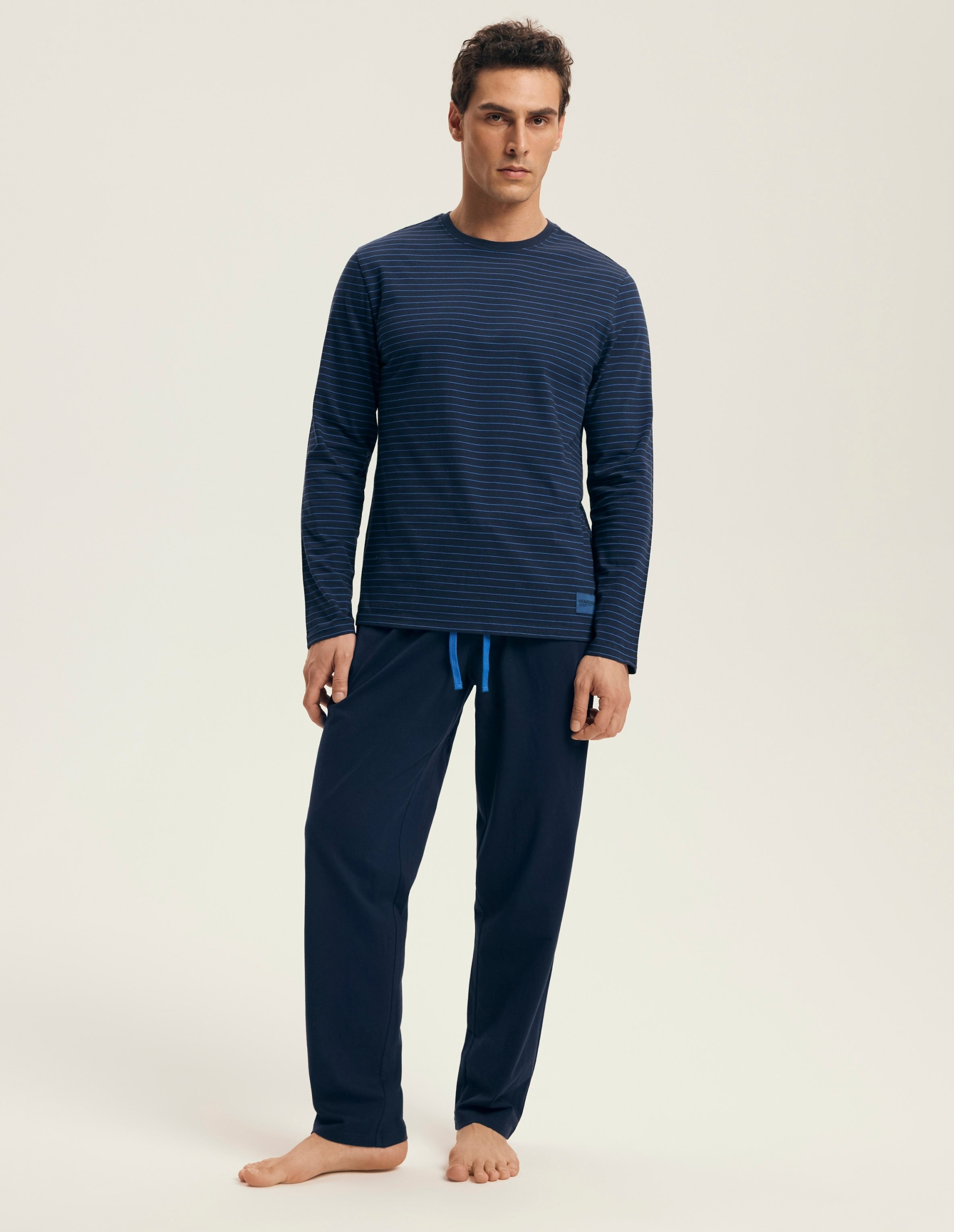 Pánské Pyžamo New 43455 Dr XXL tmavě modré