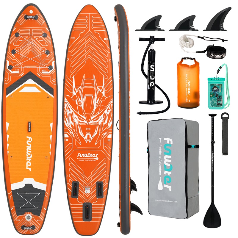 Funwater 200KG Deska Sup Pompowana Paddleboard Zestaw Pompka Torba 3,5M