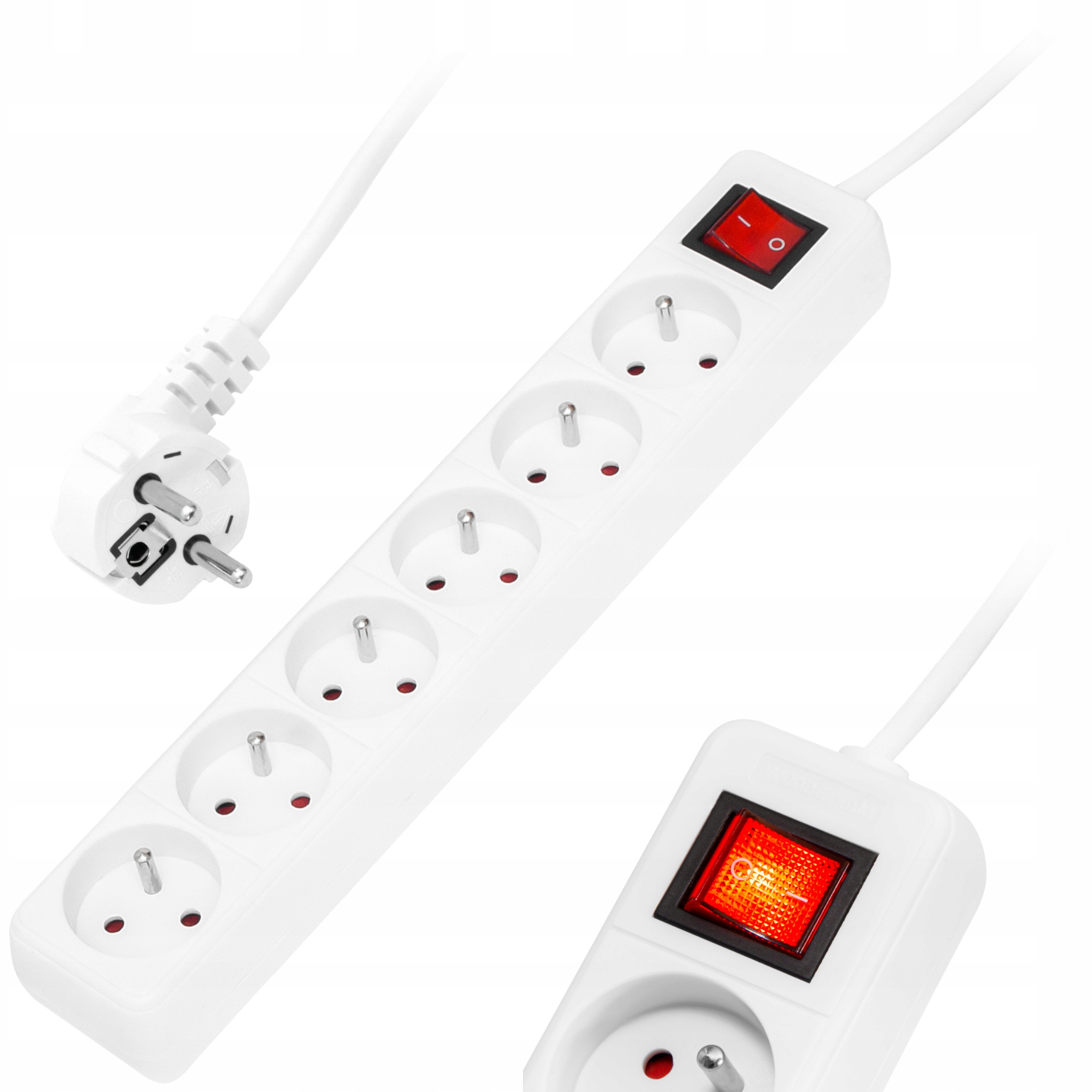 Купить УДЛИНИТЕЛЬ ПИТАНИЯ 3м 6 РОЗЕТОК: отзывы, фото и характеристики ...