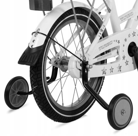 Rower 16 cali dla dziewczynki TURBO Starlet Błękit-Różowy POLSKI PRODUCENT Kolor niebieski