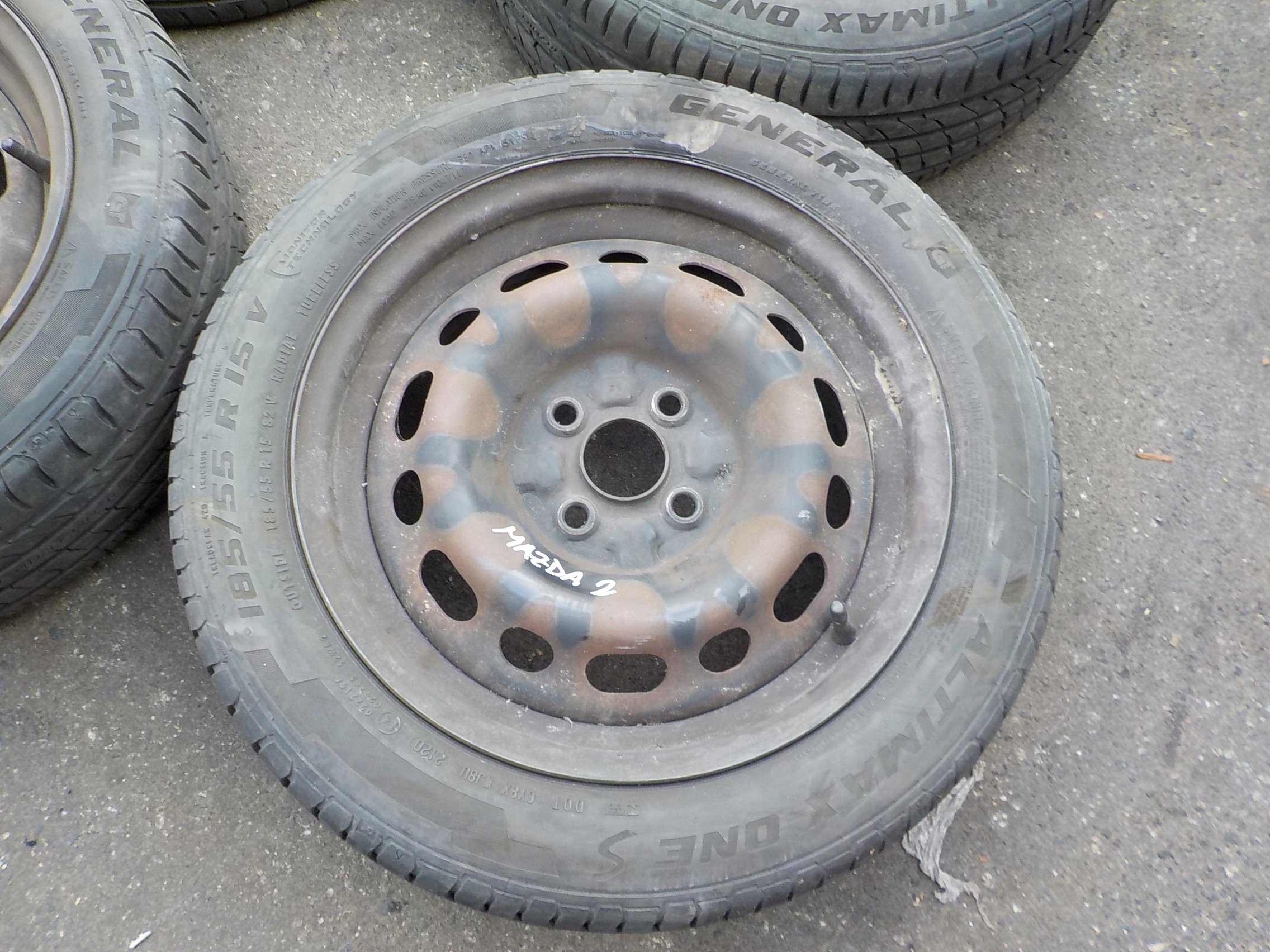 CERCHI Ferro 15'' mazda 2 II DE 2008r