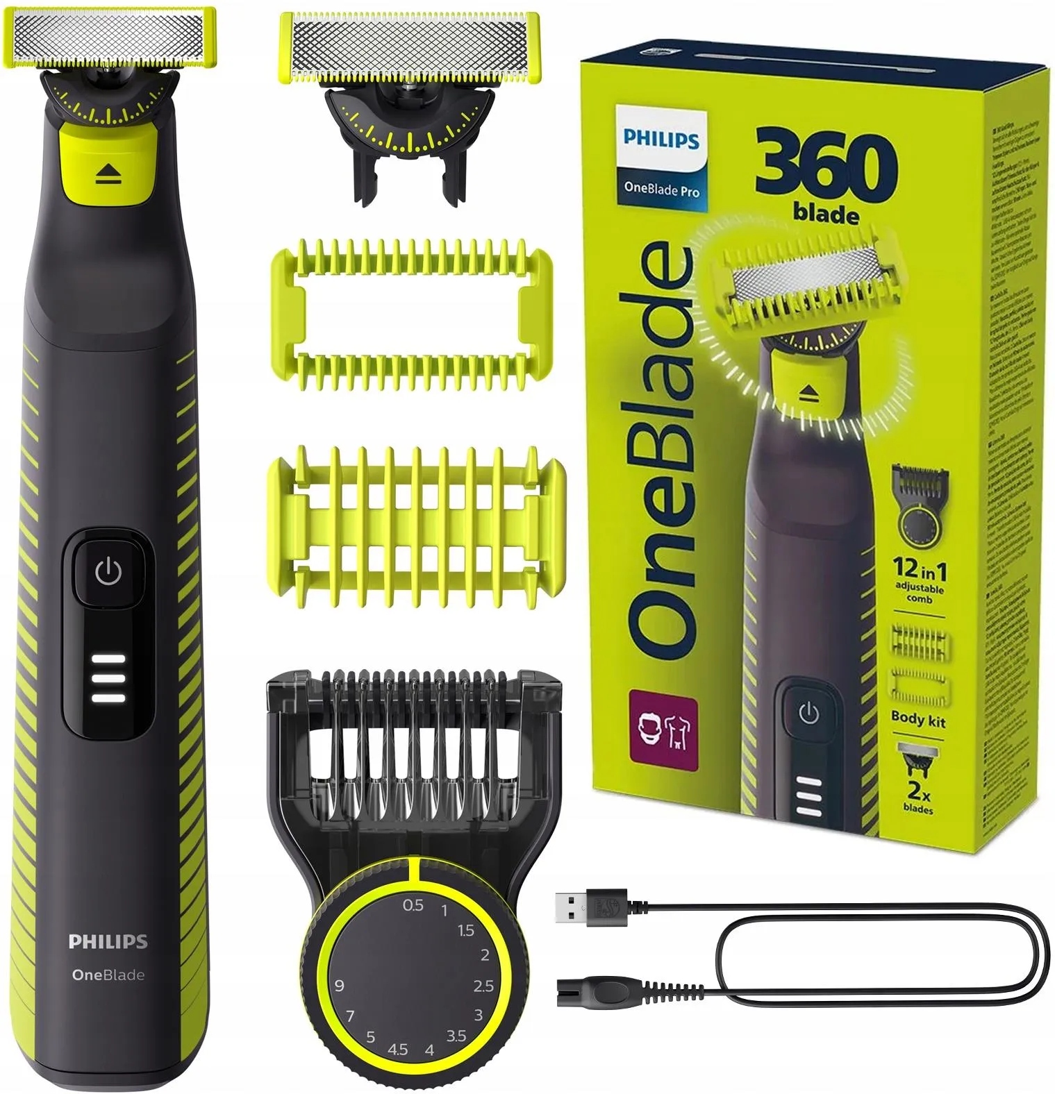 Holicí Strojek Philips OneBlade Pro 360 QP6507/23 na vousy