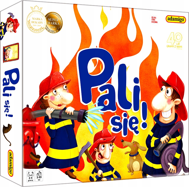 RODZINNA GRA PLANSZOWA PALI SIĘ Adamigo 3+