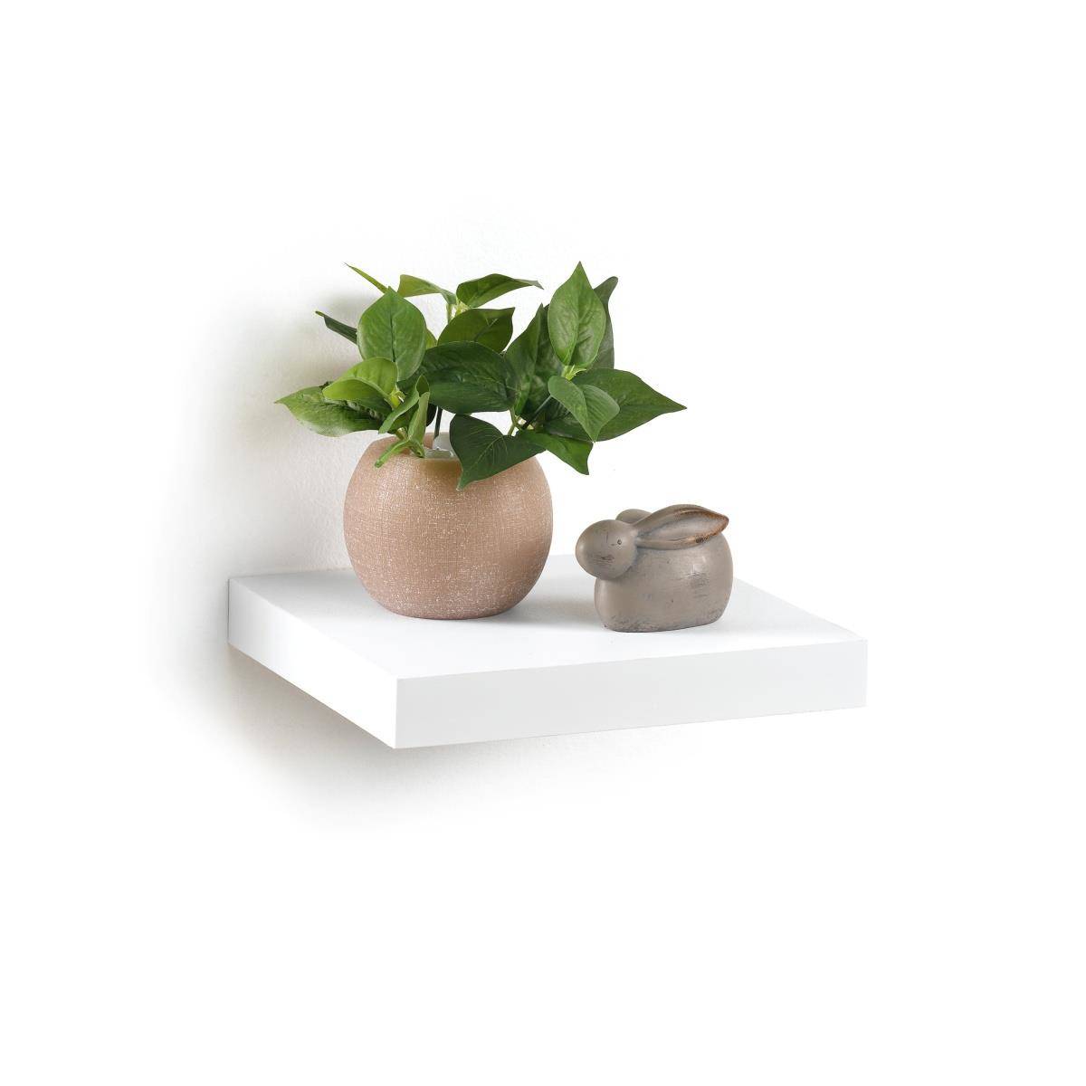 

Półka Wisząca ścienna klasyczna Biała Mdf 25 cm