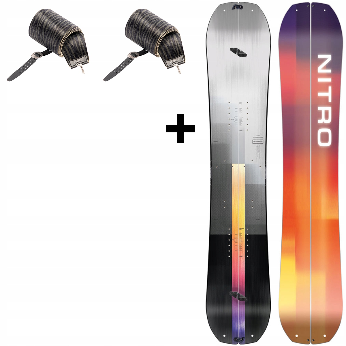 Splitboard NITRO Team Split WIDE + foki: | 162cm Marka Nitro