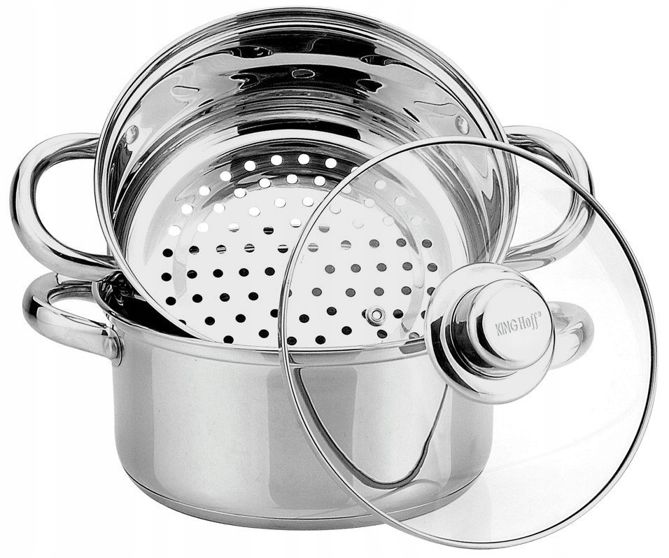 Kinghoff Hrnec na páru 3 Elem 24 cm Kh-3318