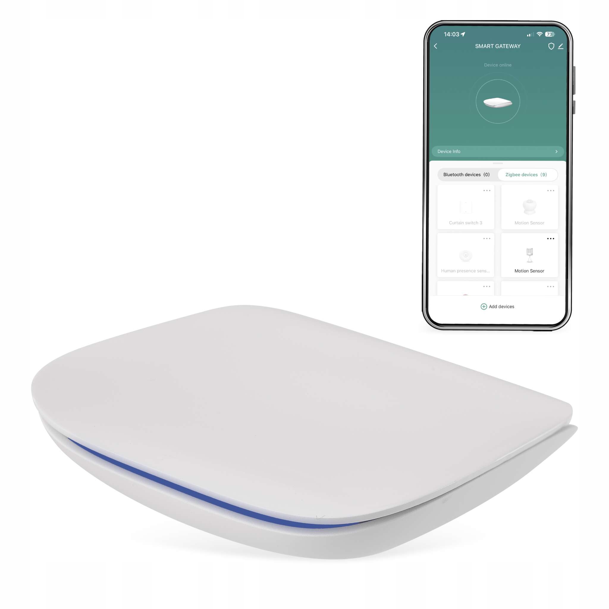 GoSmart Multifunkční ZigBee brána IP-2000Z s Bluetooth a WiFi