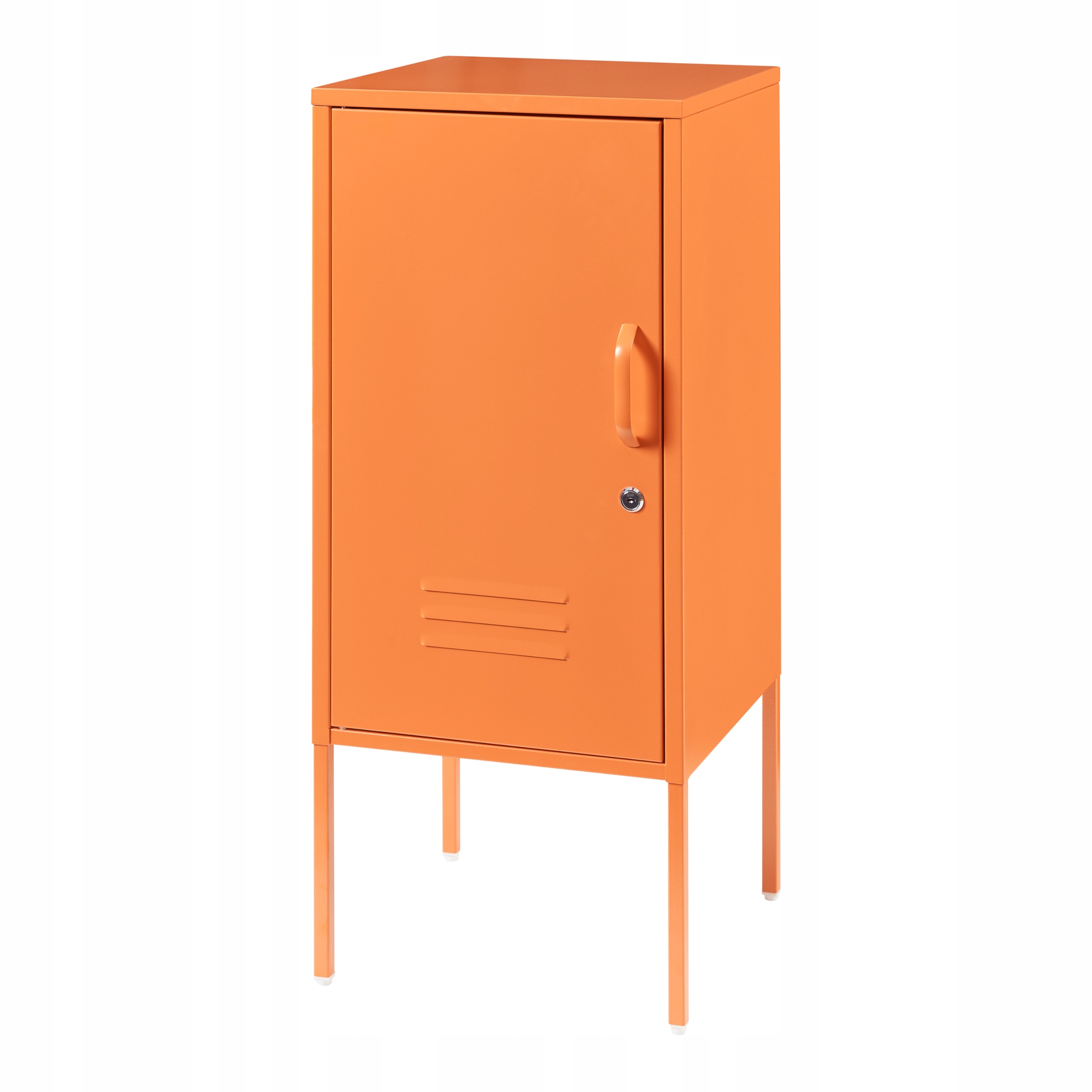 Noční stolek Hausjärvi 82x35x35 cm ocel oranžový