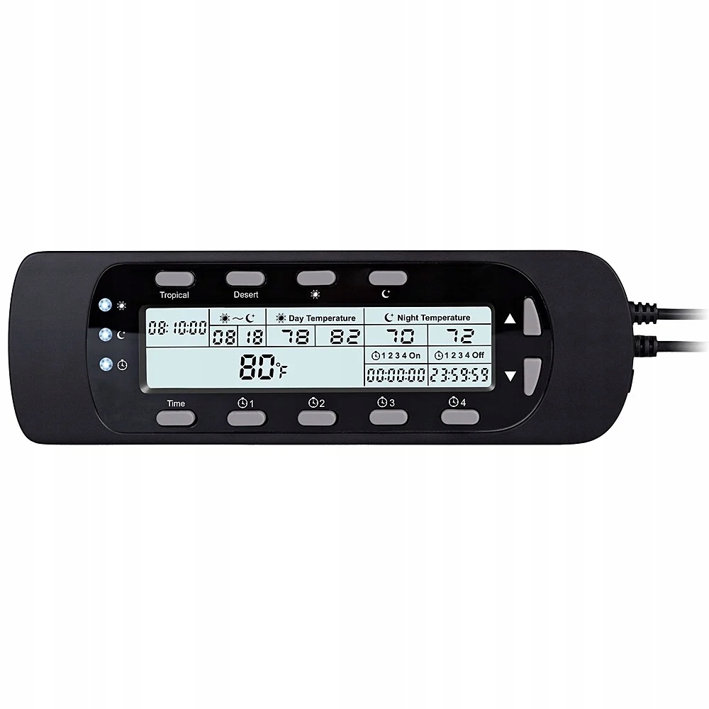 Levně Digitální Termostat, Sekundový Časový Programátor Do Terária Pro Plazy