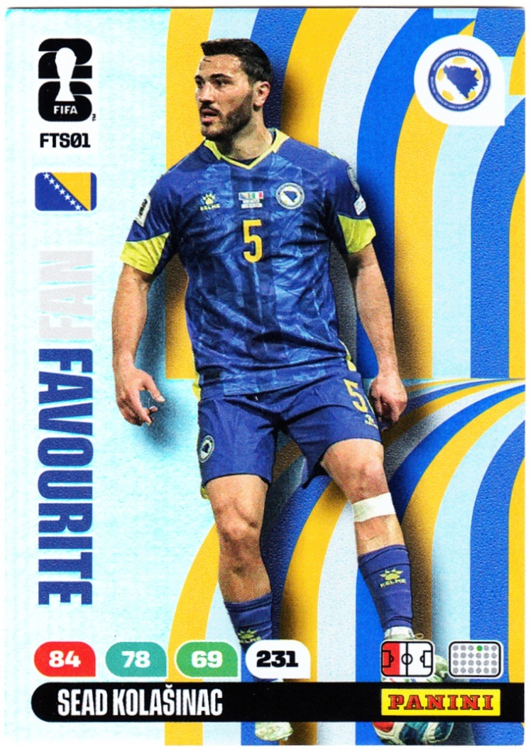 Fifa World Cup 2026 Fan Favourite Sead Kolašinac FTS01