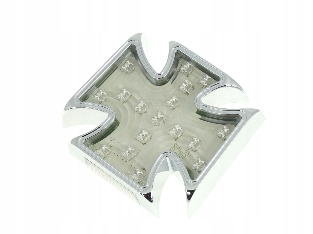 621- - ЗАДНІЙ ЛІХТАР ЗАДНІЙ УНІВЕРСАЛЬНИЙ СВІТЛОДІОДНИЙ ХРОМ ОМОЛОГАЦІЯ