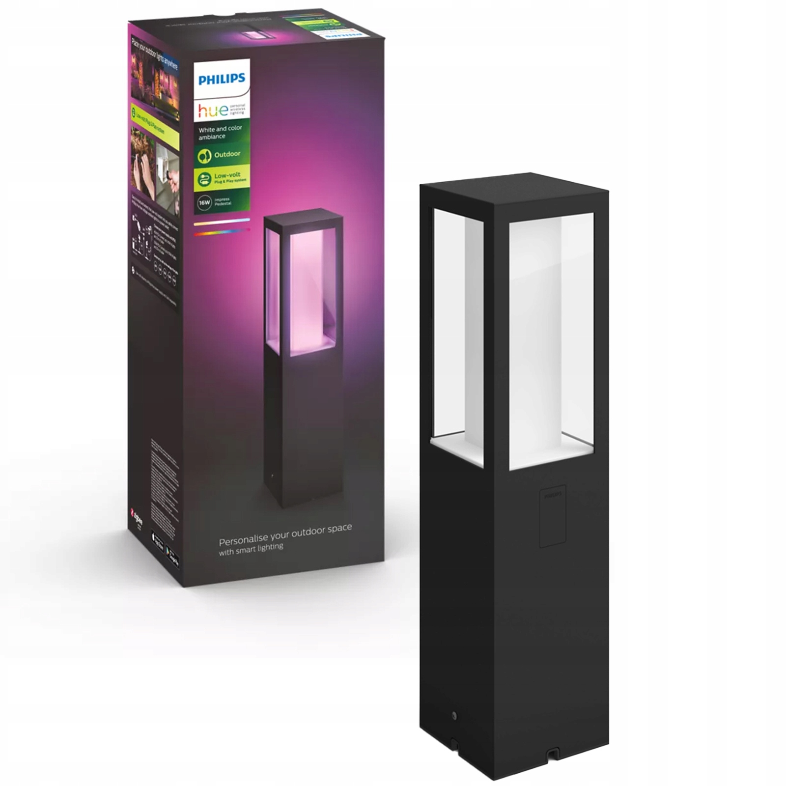 Led osvetľovacia lampa 8W Impress Pedestal Extensio Philips Hue