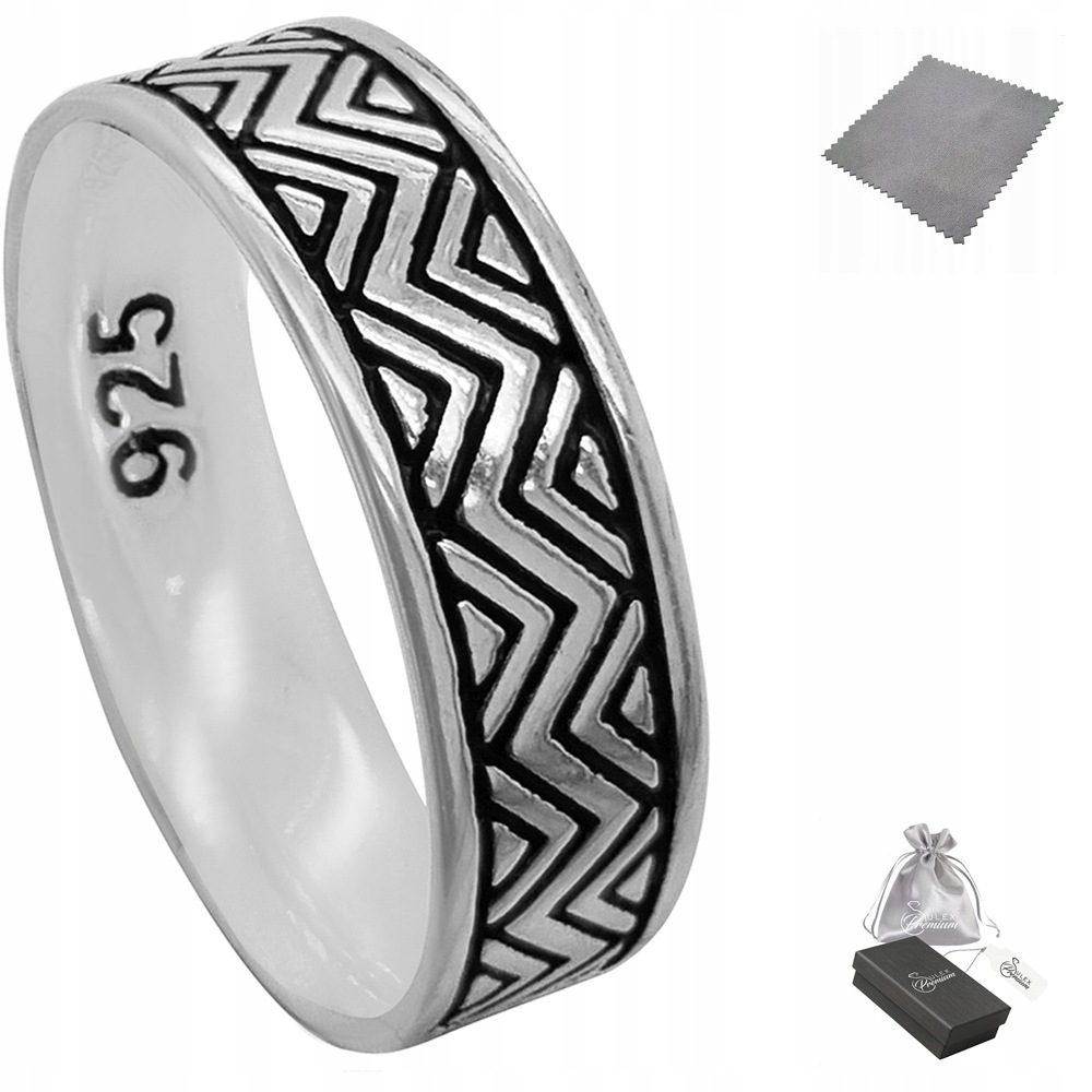 Stříbrný prsten ryzost 925 Sultánský ornament| vel. 21 utěrka