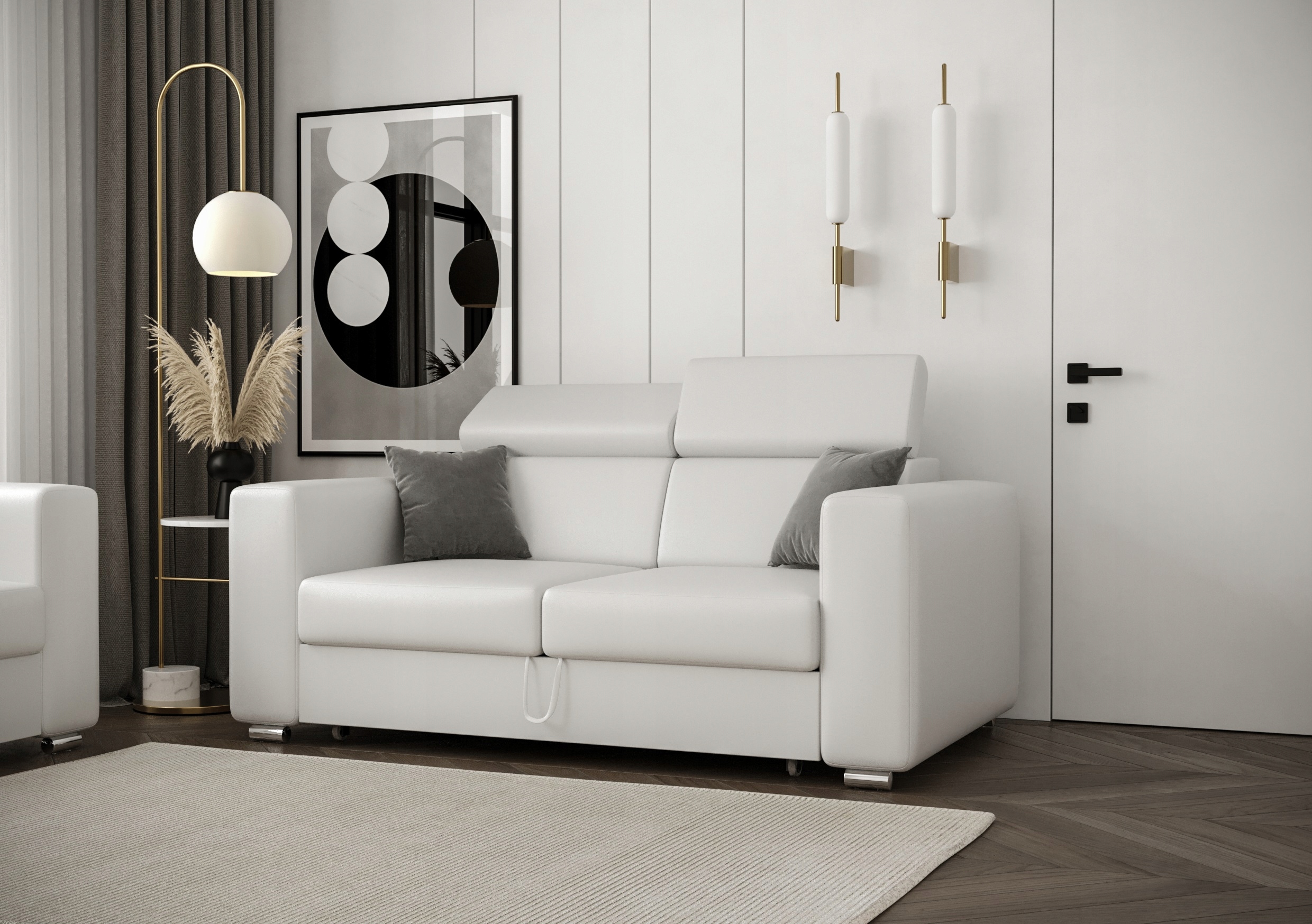 Rozkládací pohovka s velkou plochou pro spaní RSA02N