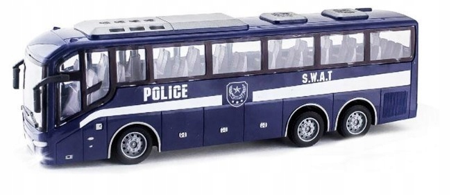 Autobus Policja Bus Zdalnie sterowany QH866-4 Marka Luxma