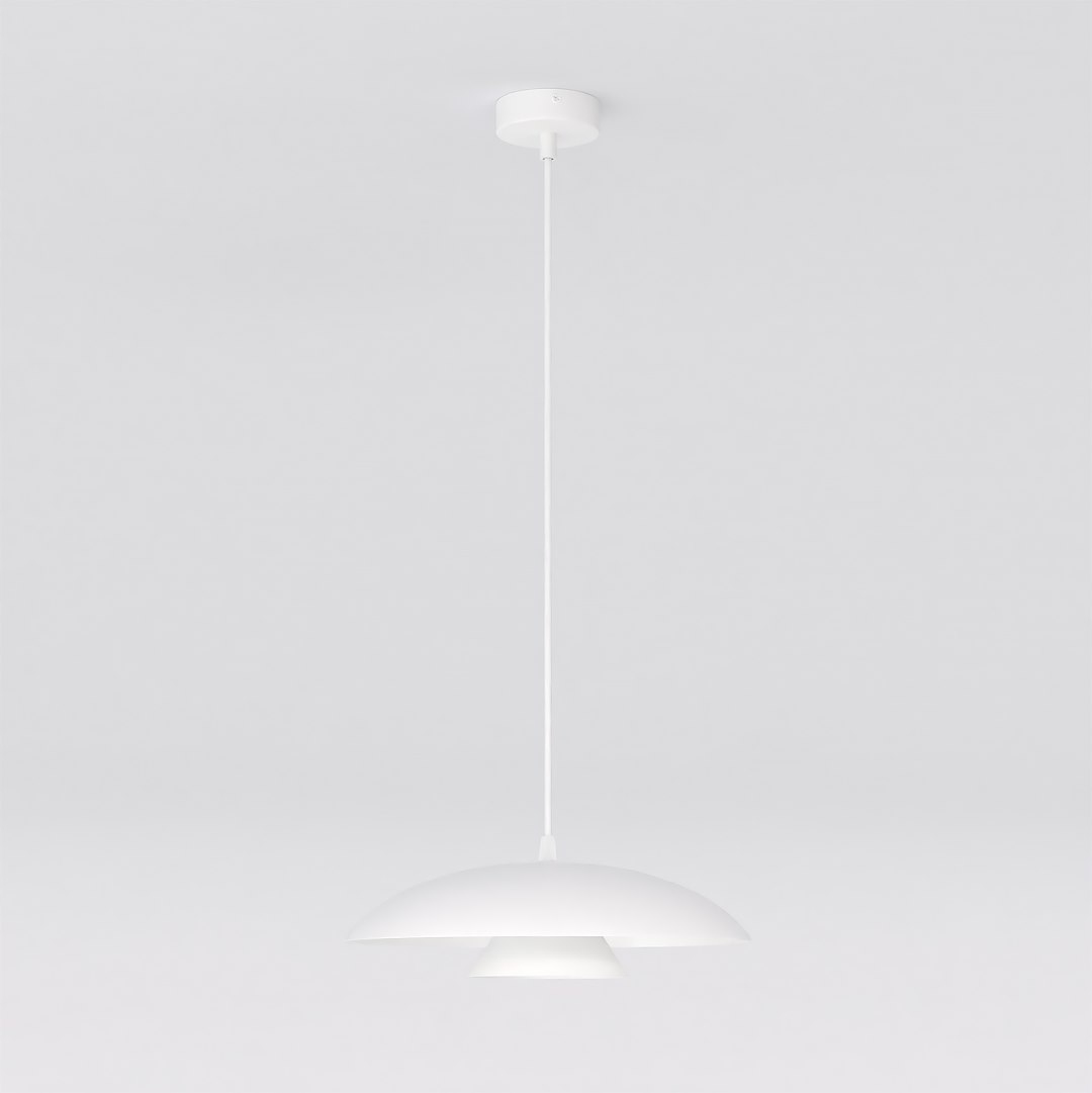 Závesná lampa Babel 1 White oceľová, GX53 štýl mid-century modern
