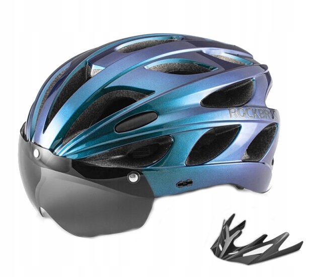 Kask rowerowy Rockbros TT-16 3częściowy 57-62cm gn