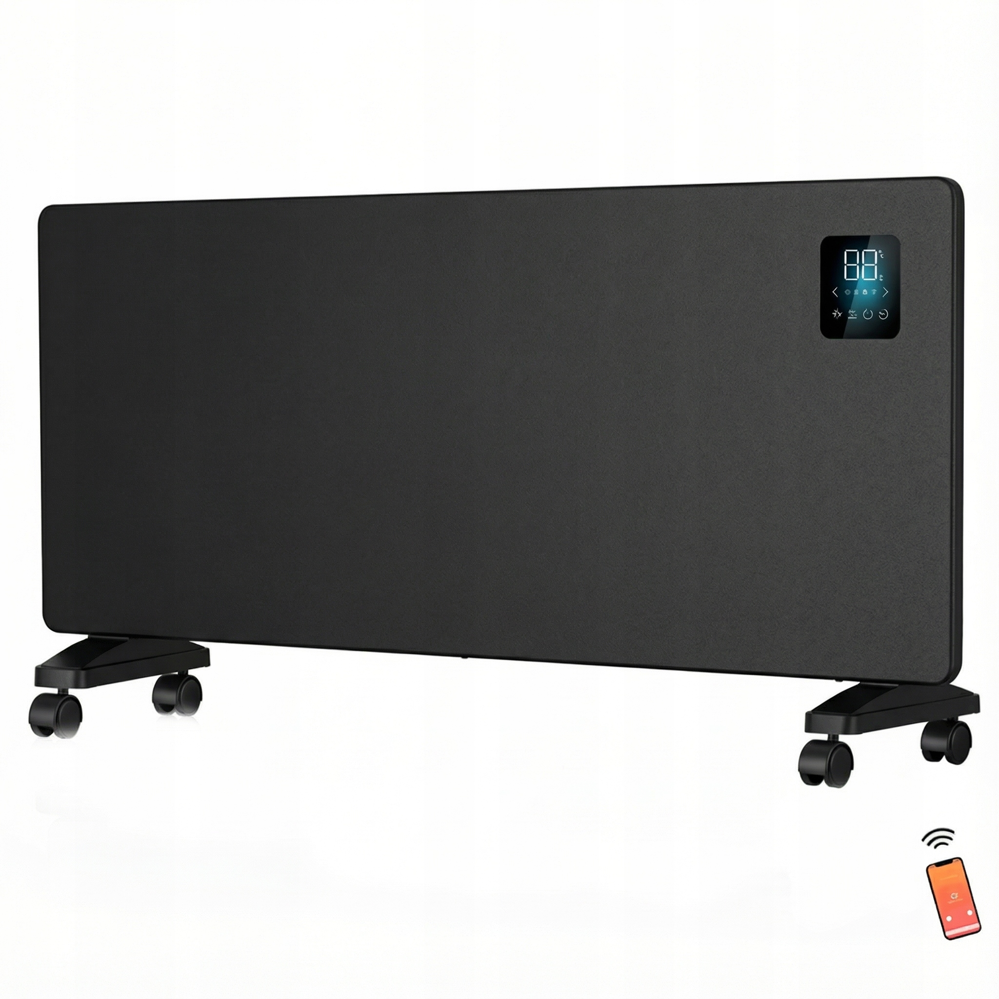 Boste Grzejnik Elektryczny Konwektorowy Energoszczędny 2500W Smart Wifi Led