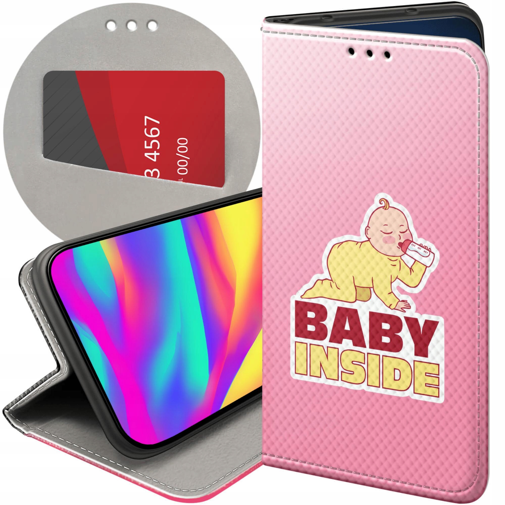 Etui Do Huawei P8 P9 Lite 2017 Gender Reveal Pregnant Baby Shower