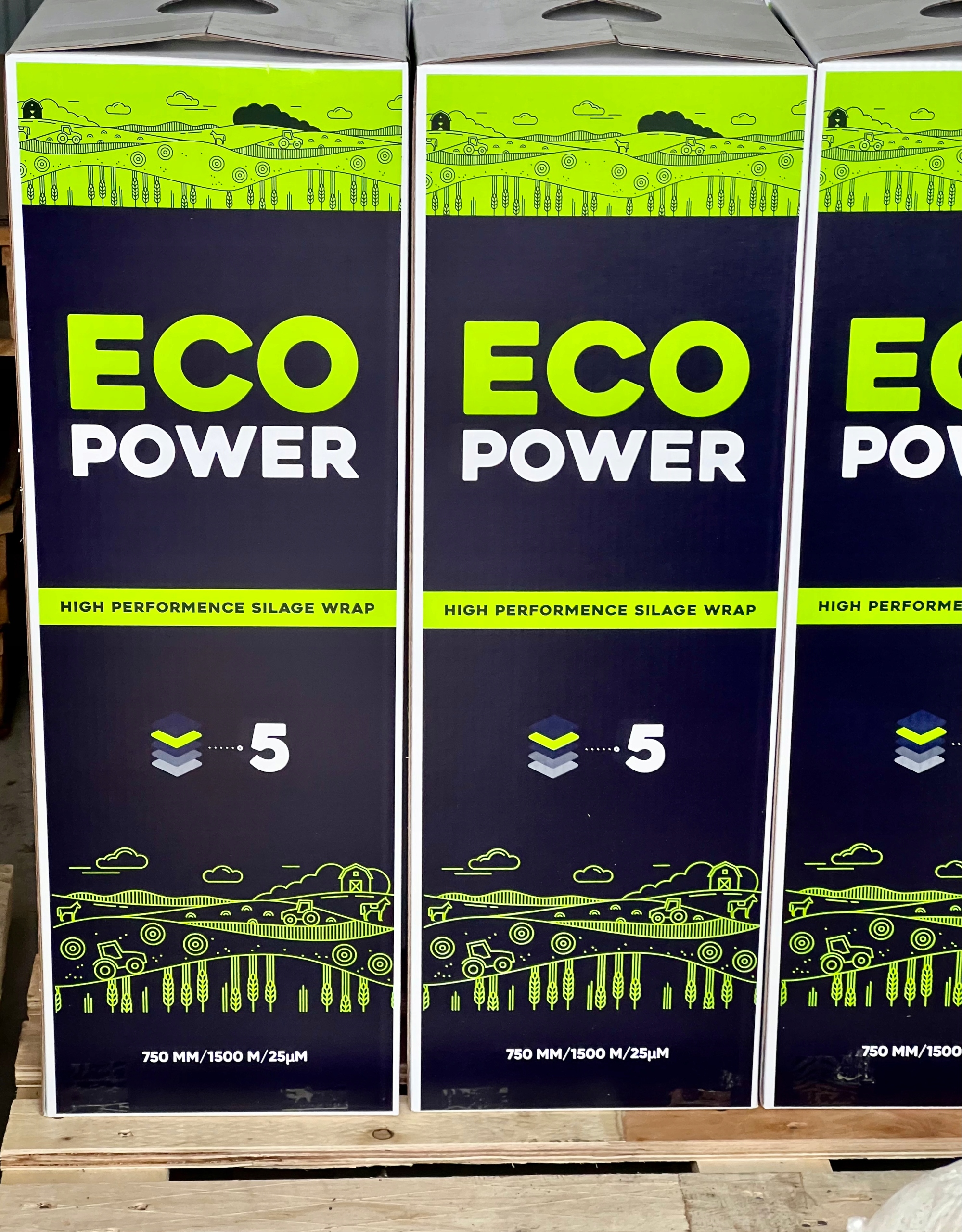 Folia do sianokiszonki ECOPOWER 750 5-warstwowa Marka inny