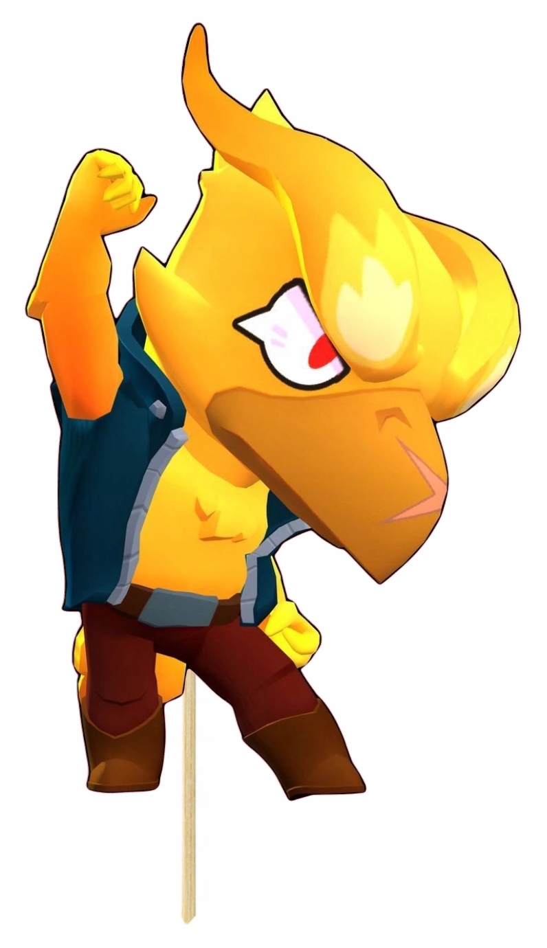 TOPPERY TOPPER NA TORT BABECZKI OZDOBA BRAWL STARS ZADYMIARZE LEON 8szt Marka Piniatowe Love