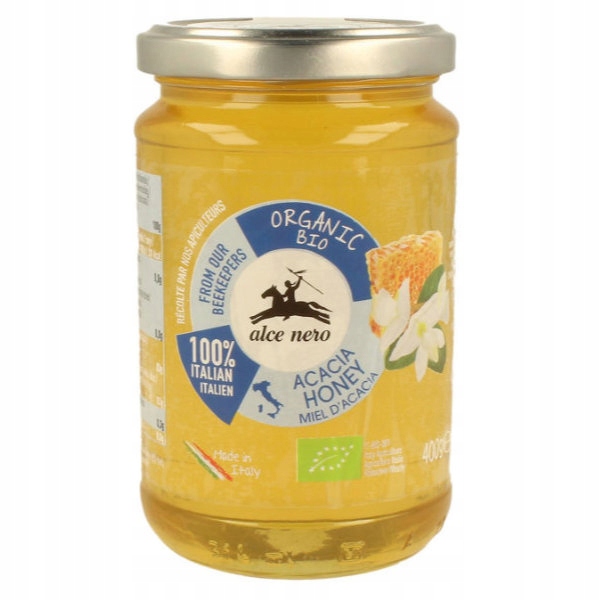 Levně Akátový nektarový med Bio 400 g Alce Nero