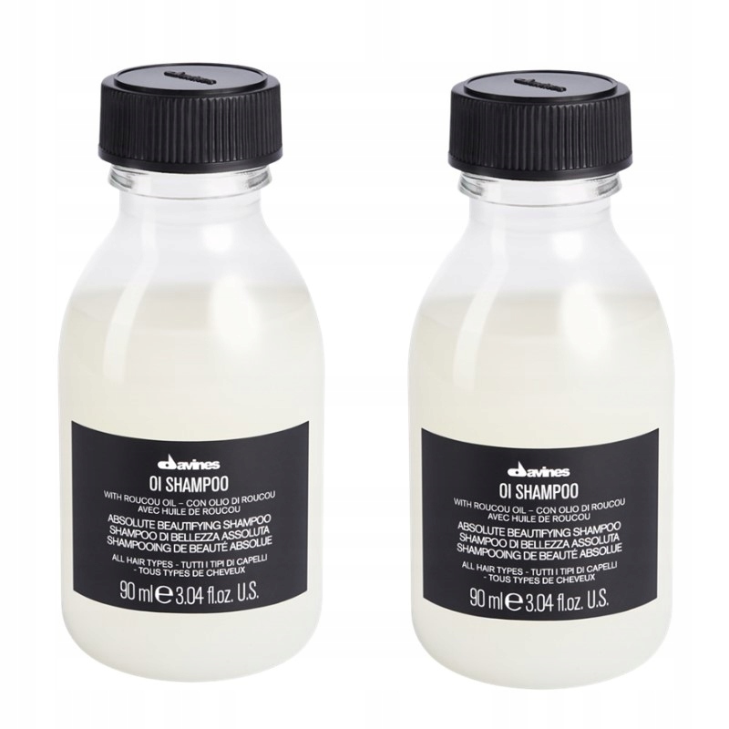 Davines Oi Oil šampon 2x 90 ml pro obnovu a regeneraci vlasů