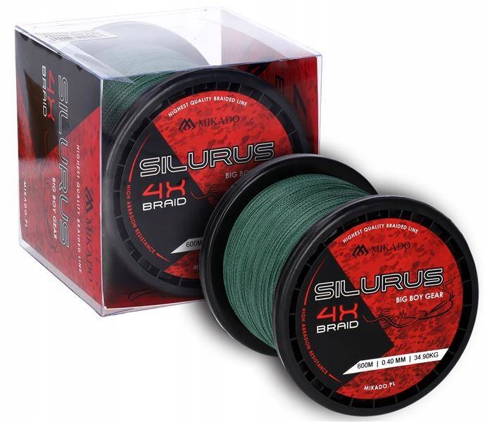 Plecionka Sumowa Silurus 4 X Braid (green) 0.45mm300m Mikado