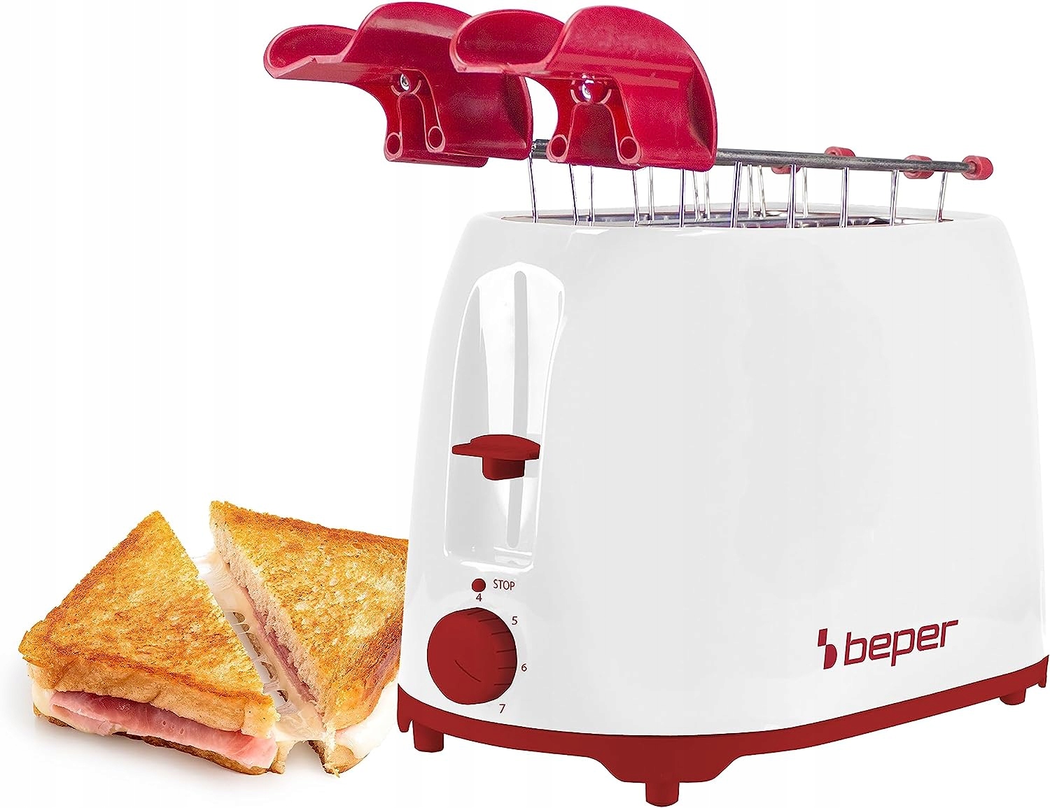Toster Beper P101TOS100 biały 750 W