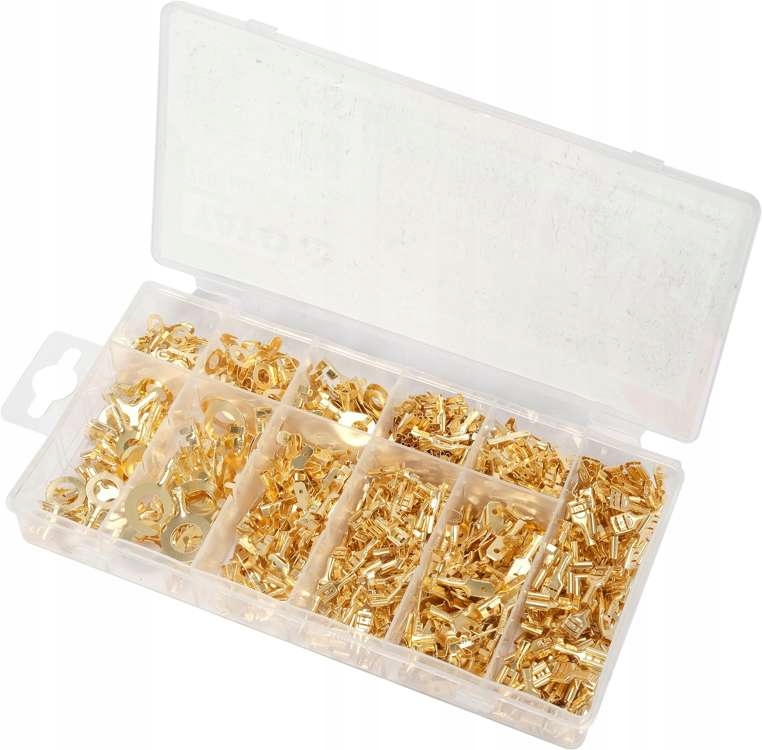 YATO ZŁĄCZA ELEKTRYCZNE SAMOCHODOWE ZESTAW MIX 750