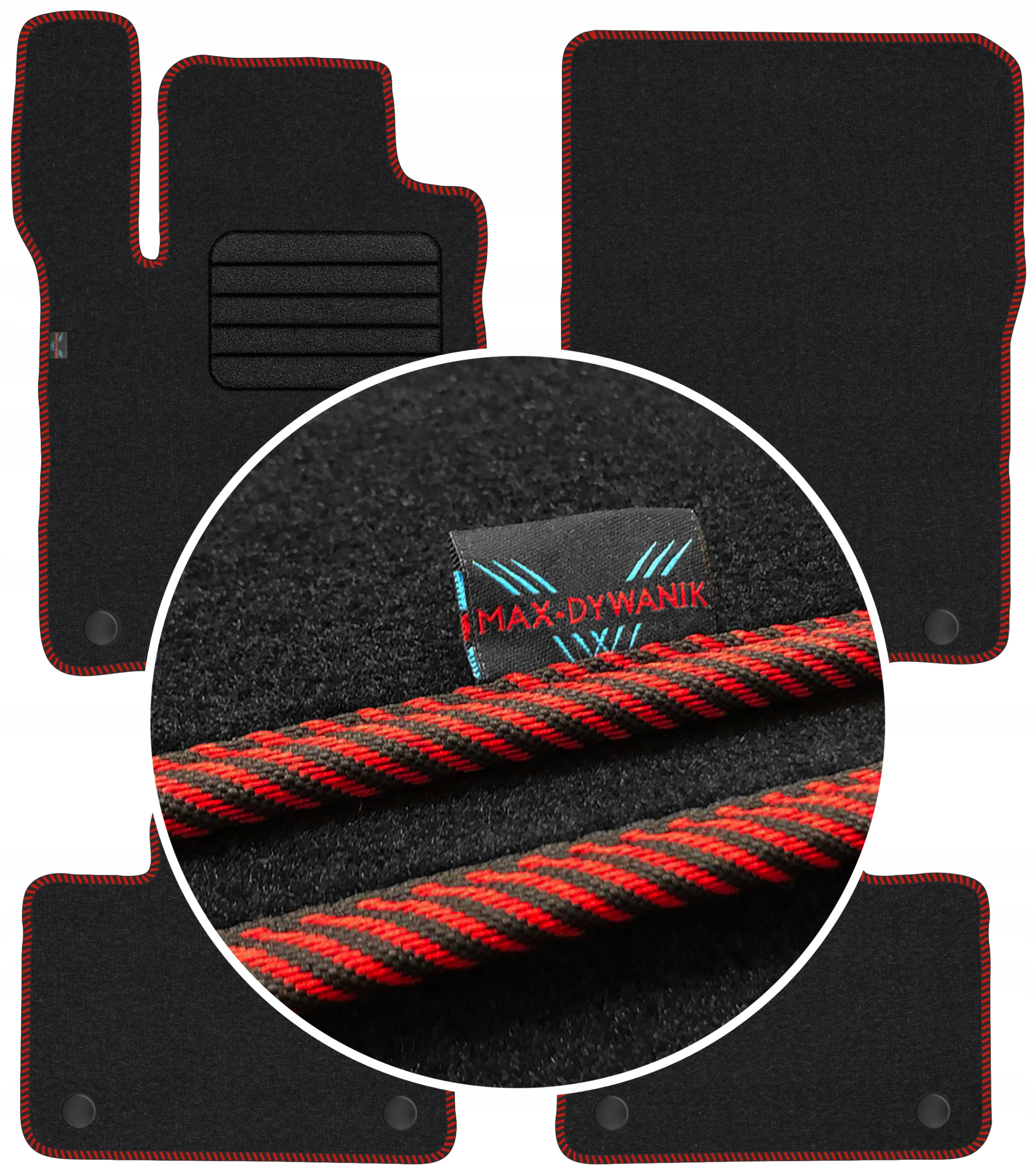 

Mercedes Gle W166 2015-2019 Wycieraczki welurowe